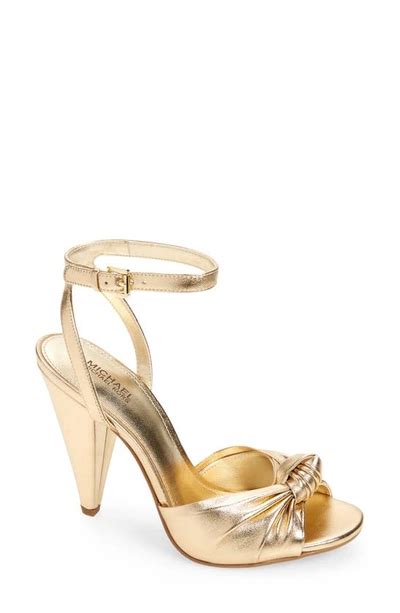 michael michael kors suri leather ankle strap dress sandals